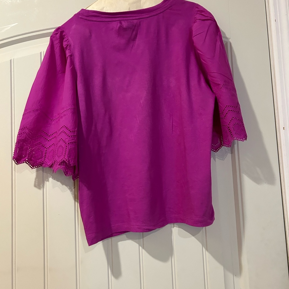 Banana Republic Fuchsia cotton shirt